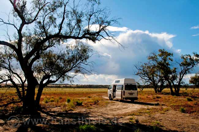 Chowilla Game Reserve, einer der Campsites am Murray