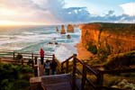Port Campbell NP: die Zw&ouml;lf Apostel im Abendlicht