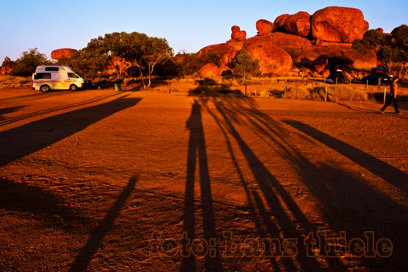 Devils Marbles (Karlu Karlu oder Teufelsmurmeln), Camping am magischen Ort