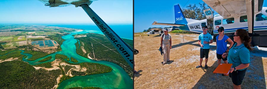 Flug zur Lady Elliot Insel