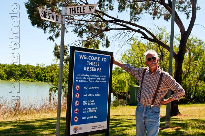 Thiele Reserve am Murray bei Murray Bridge