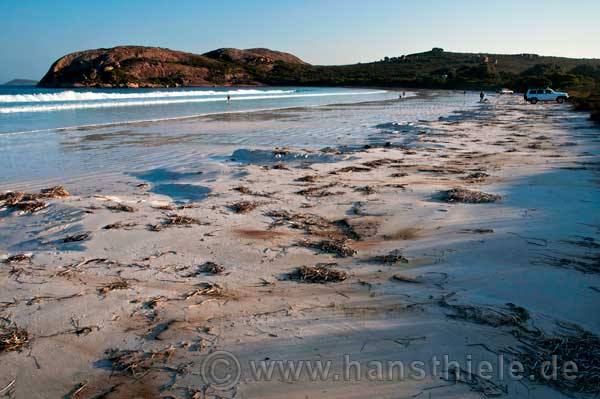 Cape Le Grande NP, weißer Sand am Strand der Lucky Bay