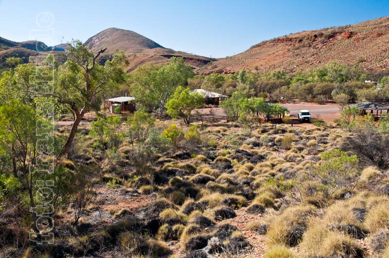 Macdonnell Ranges: "day-use area" und Campingplatz der Ormiston Gorge