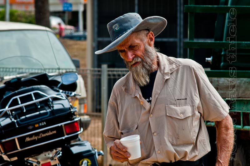 Ravenshoe, Markt mit Oldtimern