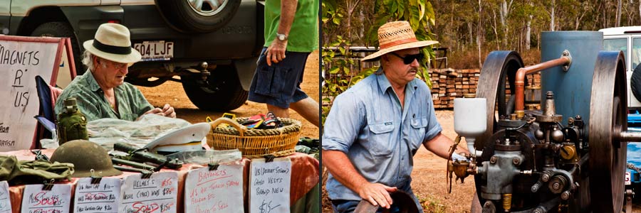 Ravenshoe, Markt mit Oldtimern, Atherton Tableland