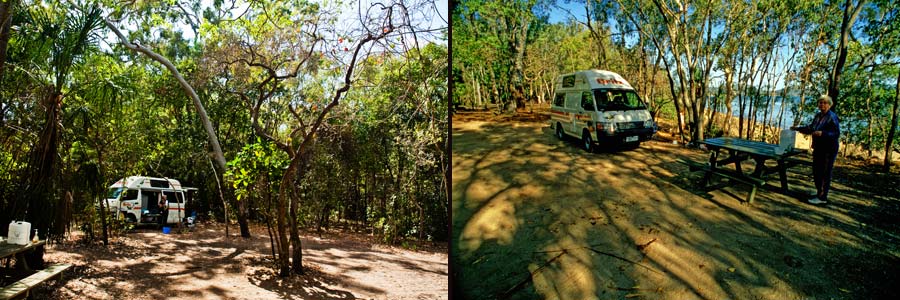 Camping am Cape Hillsborough