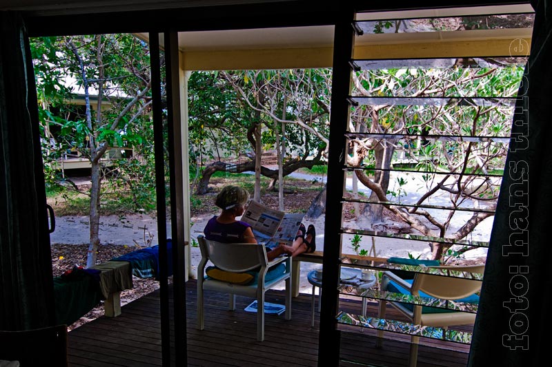 Heron Island Resort, eines der Bungalows