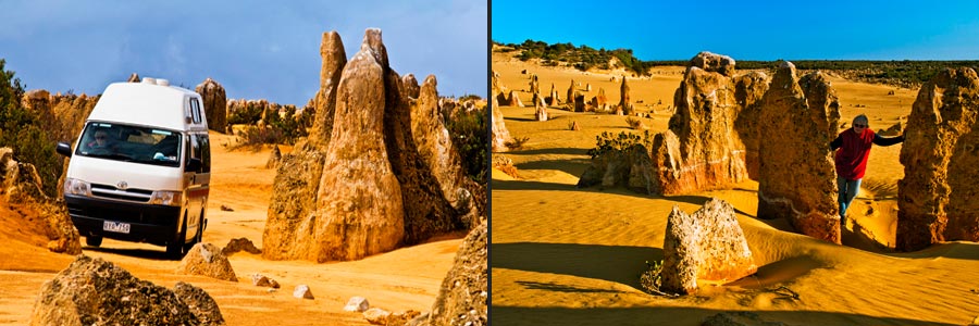 Pinnacles Desert im Nambung NP, WA