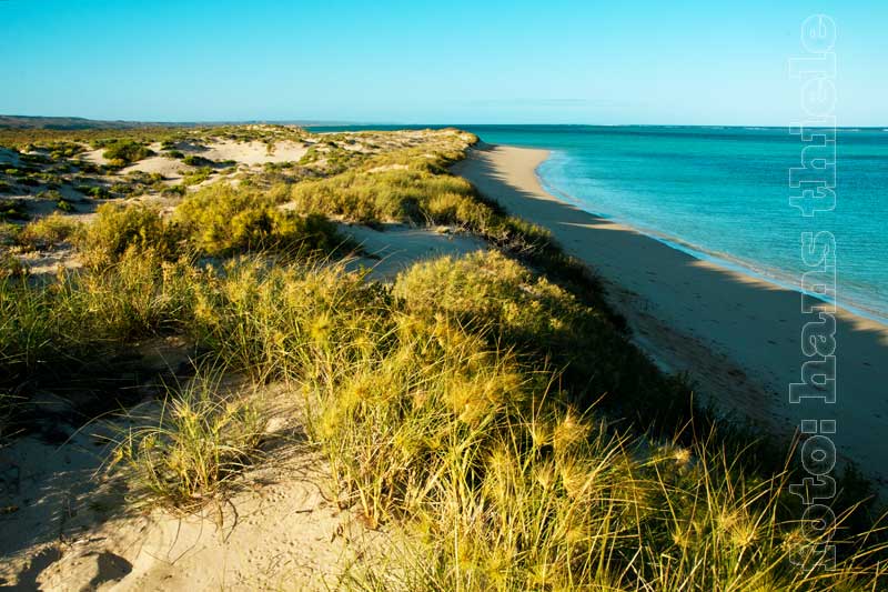 die menschenleeren paradiesischen Strände des Cape Range NP´s