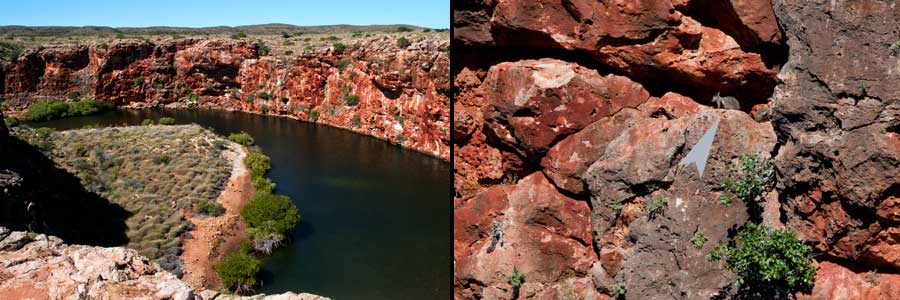 Cape Range NP: Der Wanderweg des Yardie Creeks